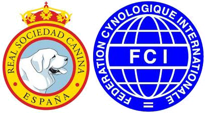 Logos oficiales RSCE y FCI - Luna Siberiana Kennel